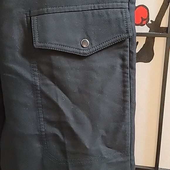 SANDRO Hodei Cargo Black Trouser - Picture 12 of 16